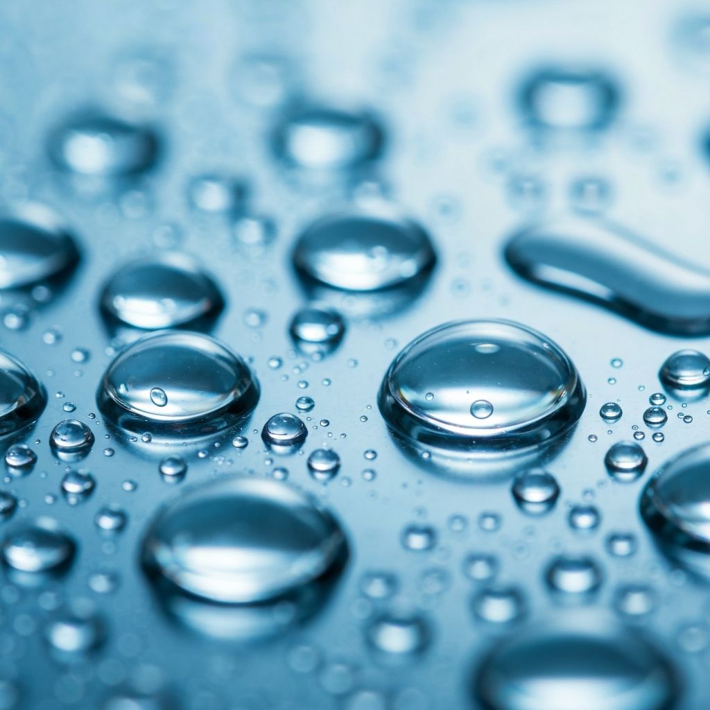 Water droplets